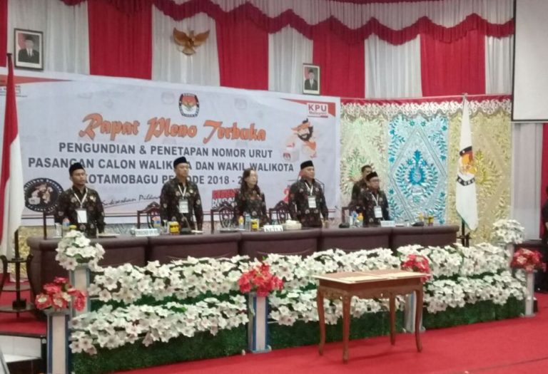 KPU Kotamobagu Ungkapan Terimakasih Terselenggaranya Pleno Nomor Urut