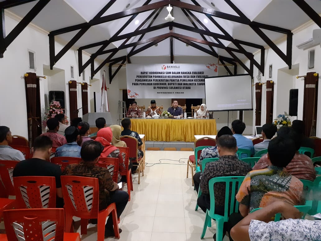 Bawaslu Provinsi Sulawesi Utara menggelar Sosialisasi Pencegahan Potensi Pelanggaran dan Pengawasan Tahapan Pemilihan Gubernur dan Wakil Gubernur Provinsi Sulawesi Utara Tahun 2020.  