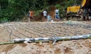 Lokasi tambang emas ilegal di Desa Tanoyan diduga milik Guril Sipatuo yang dilaporkan warga sebagai pengusaha yang punya backingan kuat dan kebal hukum